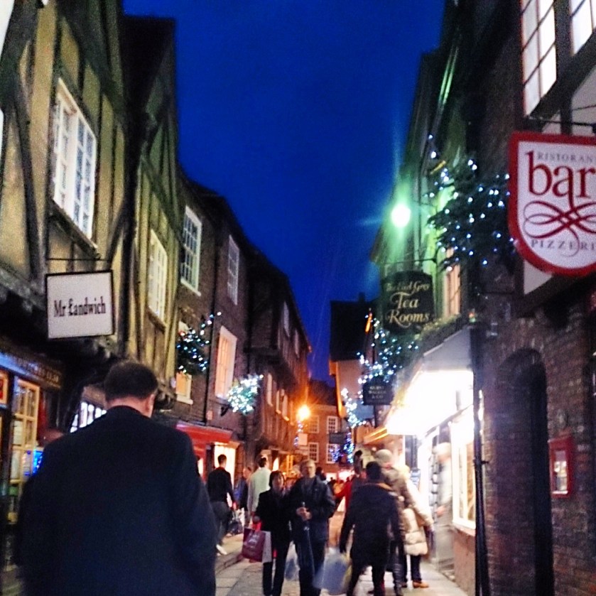 The Shambles at night.
