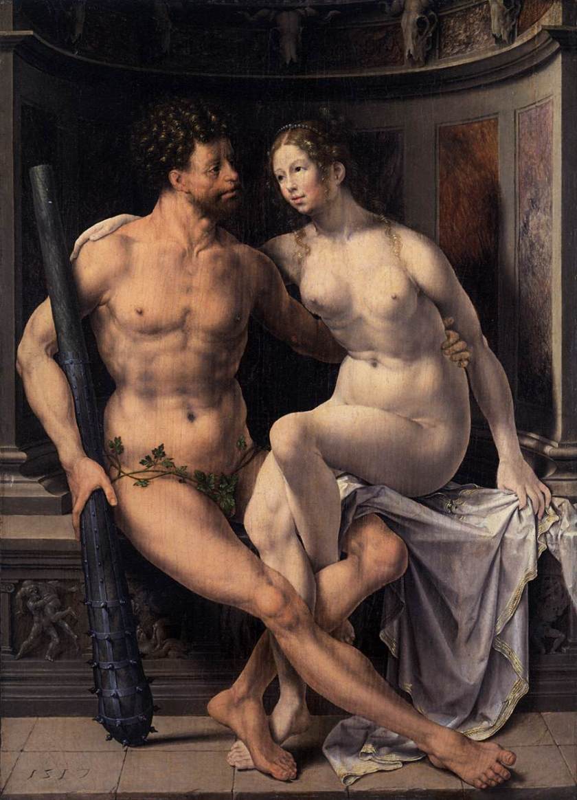Hercules and Deianira, Jan Gossaert, Oil on panel, 1517