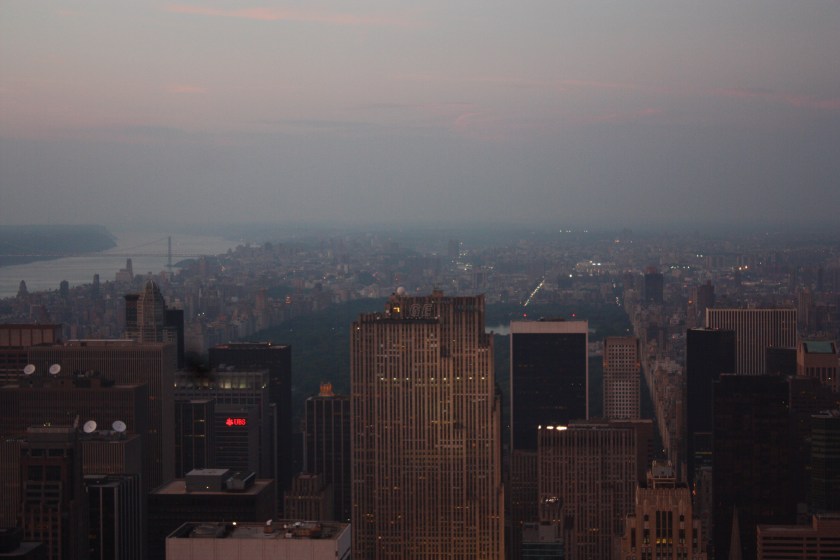 A glimpse of Central Park