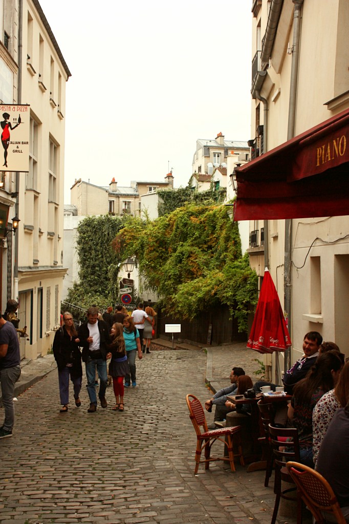 A beautiful street of Montmartre