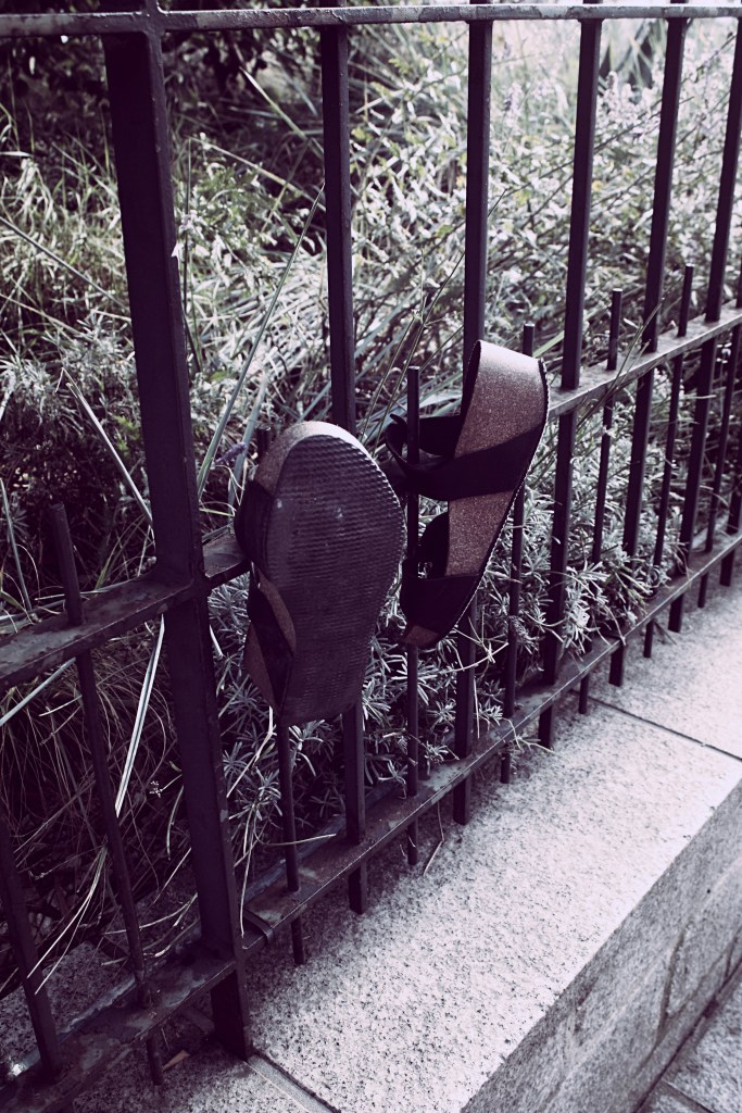 Some body left their shoes...