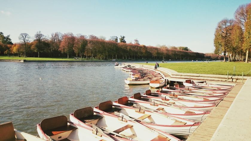 Boats on the Le Grand Canal, Château de Versailles