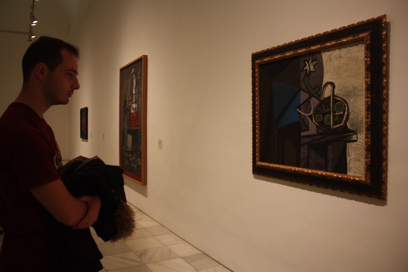 Malek in the Museo Reina Sofía