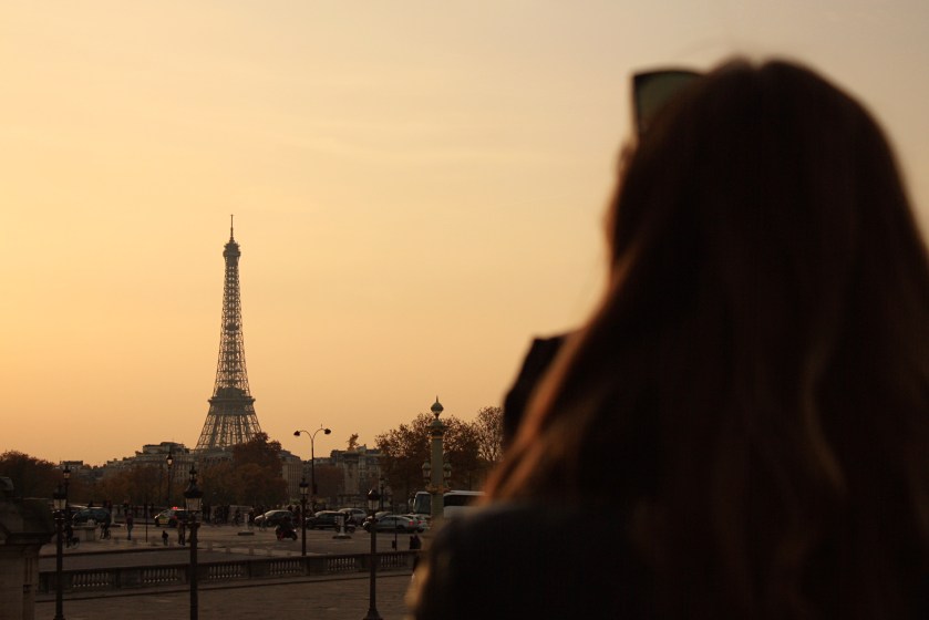 Kate taking in the sunset