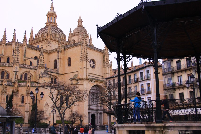 The beautiful Cathedral of Segovia 