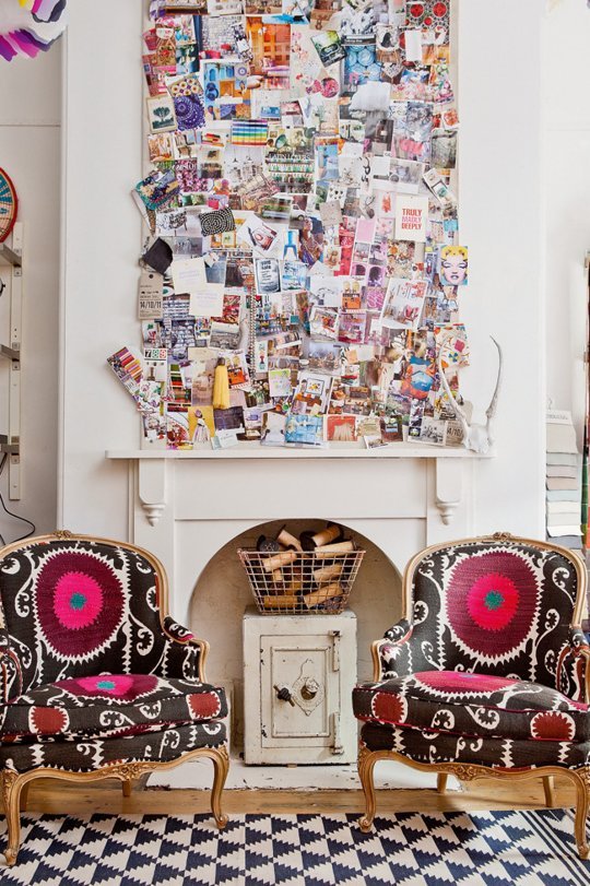 How to display your postcards at home, Roisin Grace. Photo: Apartment Therapy 