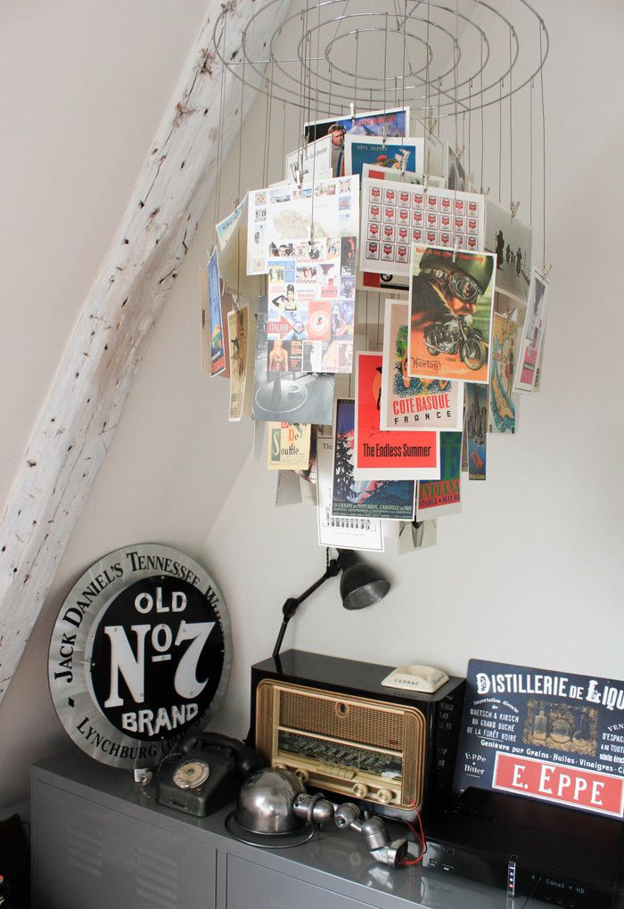 How to display Postcards at home, Roisin Grace. Photo: House Beautiful - Frenchy Fancy