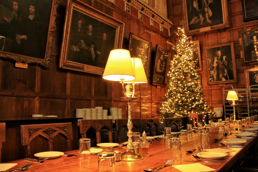 Christmas at Christ Church College, University of Oxford