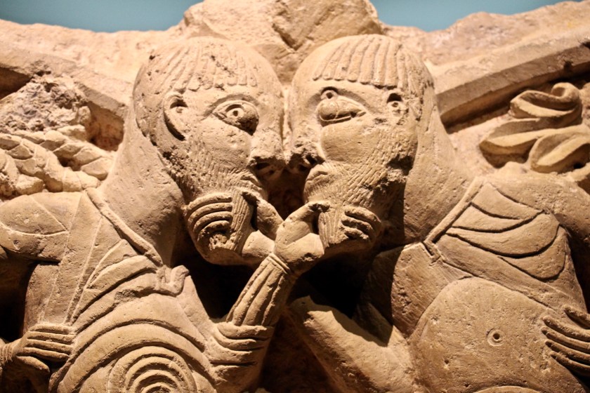 fullsizeoutput_7129Capital sculpture from Poitiers Church Saint-Hilaire, 11th century (Musée Sainte-Croix, Poitiers)